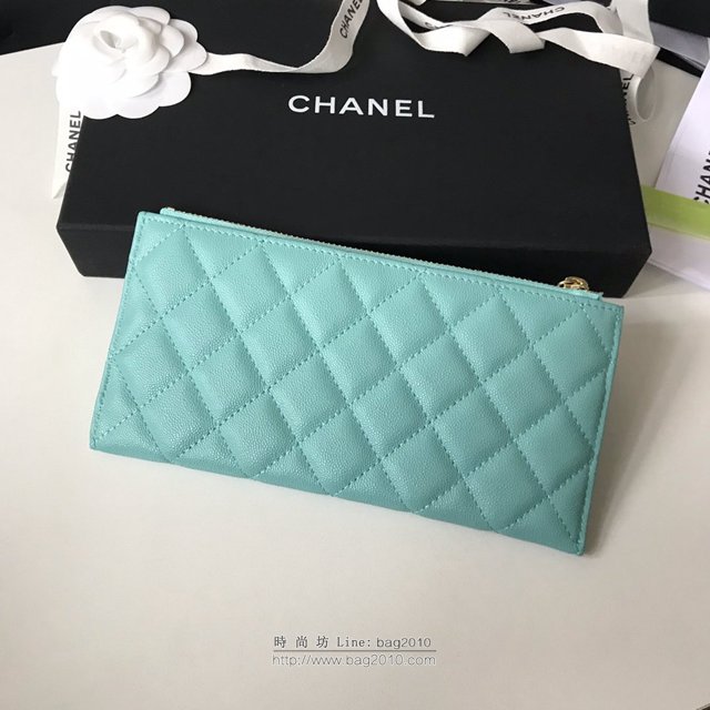 Chanel女包 81254 香奈兒新款leboy手拿包 Chanel拉鏈長錢包  djc2984